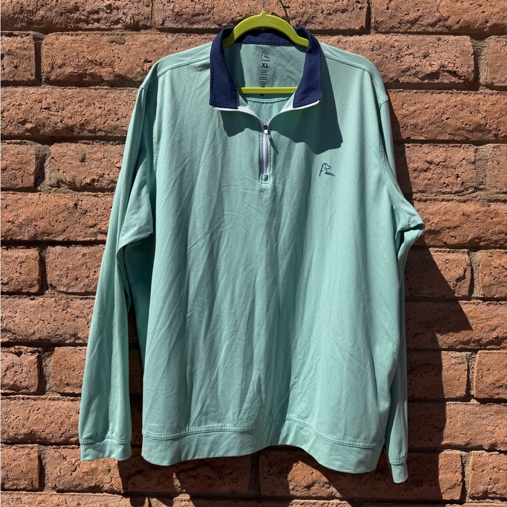 Rare color RHOback mint Heather Performance Q-Zip men’s size XL
